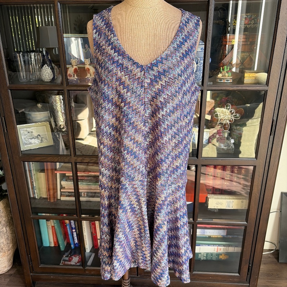 Anthropologie Maeve, Knit Dress Retro Italian Design, size 10